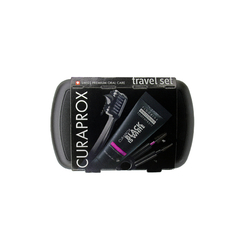 CURAPROX Travel set Black is White, cestovní sada