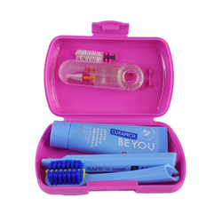 CURAPROX Travel set Ortho, cestovní sada růžová