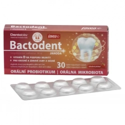 Bactodent orální probiotikum 30 ks - jahoda