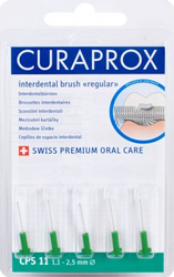 Curaprox CPS 11 Regular Refill, mezizubní kartáčky 5 ks- zelené