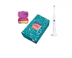 Curaprox Hydrosonický kartáček EASY - dárkové balení +travel set růžový