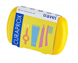 CURAPROX Travel set, cestovní sada žlutá