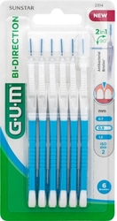 GUM BI-DIRECTION mezizubní kartáčky 0,9 mm, ISO 2, 6 ks