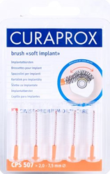 Curaprox CPS 507 soft implant mezizubní kartáčky 5 ks- oranžové