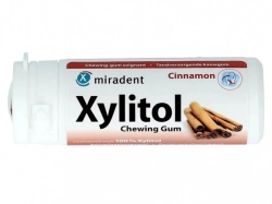 Miradent Xylitol žvýkačky SKOŘICE 30 ks