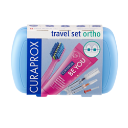 CURAPROX Travel set Ortho, cestovní sada modrá