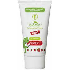 BioMin F gelová zubní pasta pro děti jahoda 37,5 ml