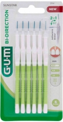 GUM Bi-direction 0,7 mezizubní kartáčky 6 ks