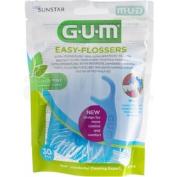 GUM Easy Flosser nosič s mentolovou nití 30ks