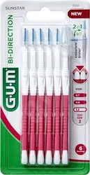 GUM Bi-direction Ultra  1,2 mezizubní kartáčky  6 ks