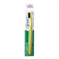 Nordics Curve Ultra Soft Green/Black zubní kartáček