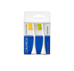 Curaprox, náhradní hlavice hydrosonického kartáčku sensitive - žlutá/zelená 2 ks