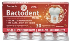 Bactodent orální probiotikum 30 ks - jahoda