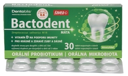 Bactodent orální probiotikum 30 ks - máta -  2+1 ZDARMA