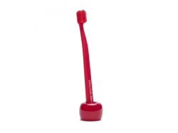 Roots zubní kartáček ultra soft, červený a stojánek červený