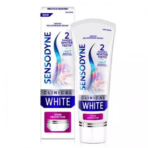 Sensodyne Clinical White Stain Protector zubní pasta 75 ml