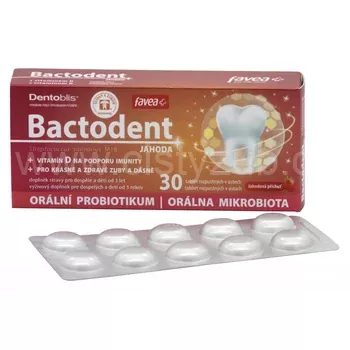 Bactodent jahoda 30 tablet