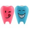 Flipper Zoubky růžový, modrý smile krytky na zubní kartáčky 2 ks