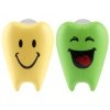 Flipper Zoubky žlutý, zelený smile krytky na zubní kartáčky 2 ks