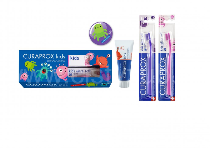 Curaprox Kids limitovaná edice, jahoda bez fluoridu
