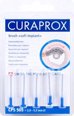 Curaprox CPS 505 Soft implant,  mezizubní kartáčky 
