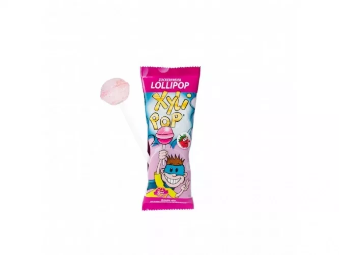 Miradent XyliPOP lízátko, jahodová příchuť 1ks