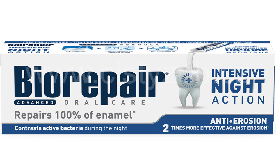 BioRepair Advanced Intensive Night zubní pasta 75 ml