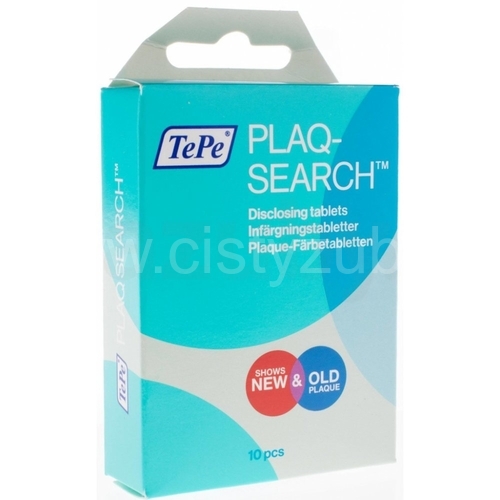 TePe PlaqSearch indikace plaku, 10 tablet