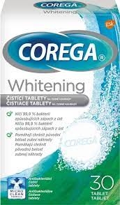  Corega Tabs Whitening čisticí tablety 30 ks Corega Tabs Whitening čisticí tablety 30 ks