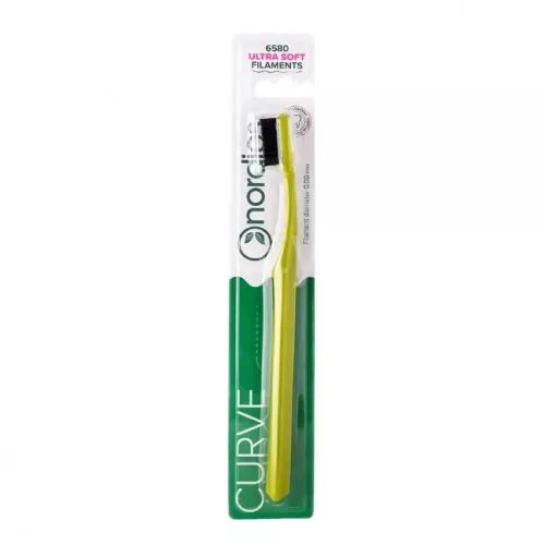 Nordics Curve Ultra Soft Green/Black zubní kartáček