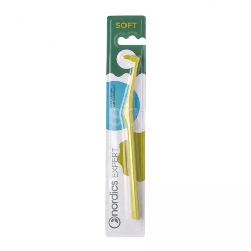 Nordics Premium Single Tuft Soft Green jednosvazkový kartáček