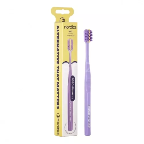 Nordics Premium Ortho Soft zubní kartáček fialový 1 ks