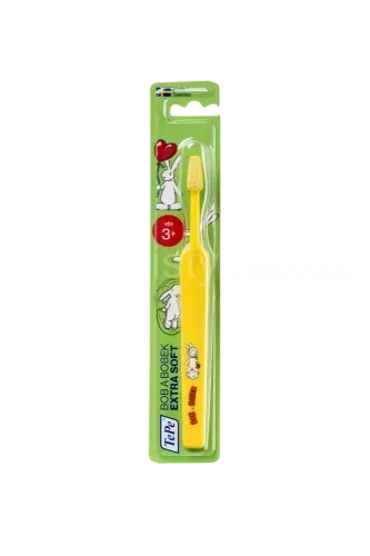 TePe Kids x-soft, dětský zubní kartáček s Bobem a Bobkem