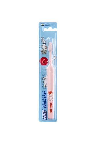TePe Kids x-soft, dětský zubní kartáček s Bobem a Bobkem