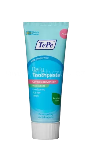 TePe Daily zubní pasta, 75 ml