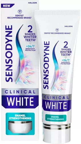 Sensodyne Clinical White Enamel Strengthening zubní pasta 75 ml